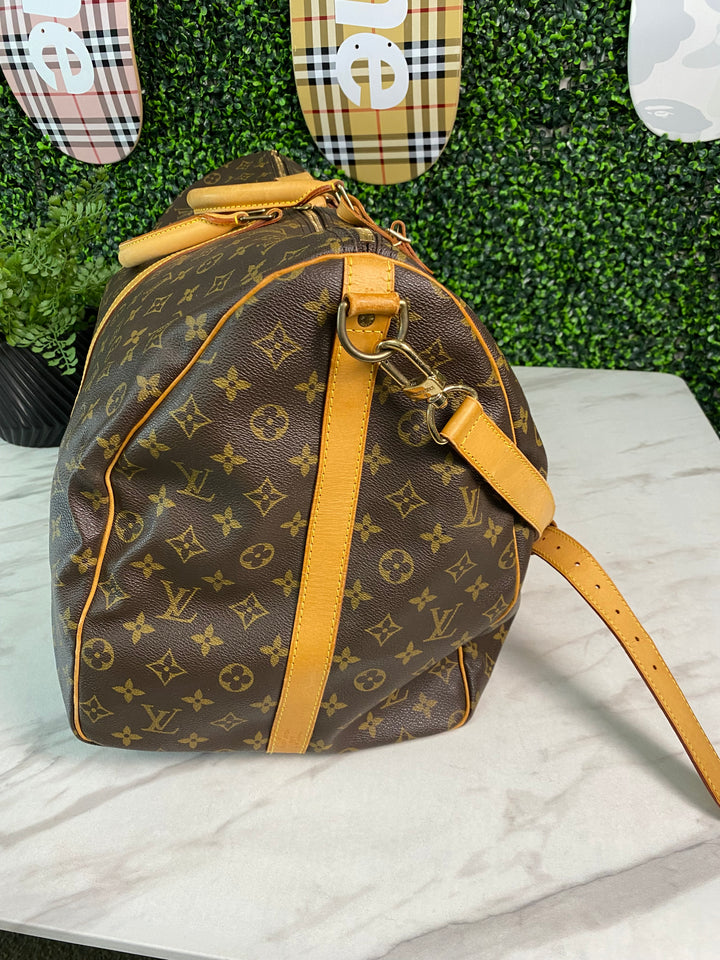Louis Vuitton Monogram Keepall Bandouliere 60 (0647)