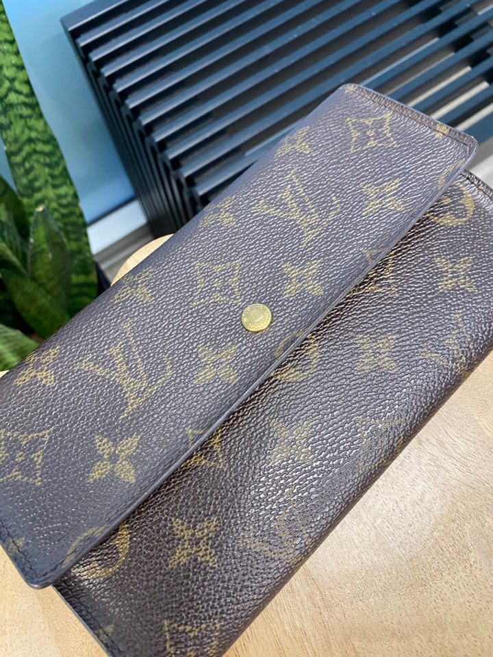 Louis Vuitton Monogram International Long Wallet (7645)