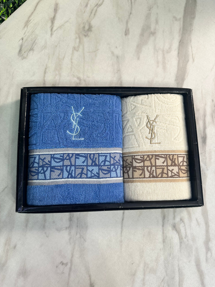 Saint Laurent YSL Two Towel Set (7731)
