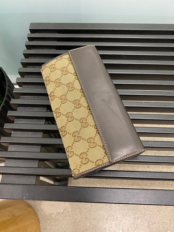 Gucci GG Canvas Heart Long Wallet (4998)