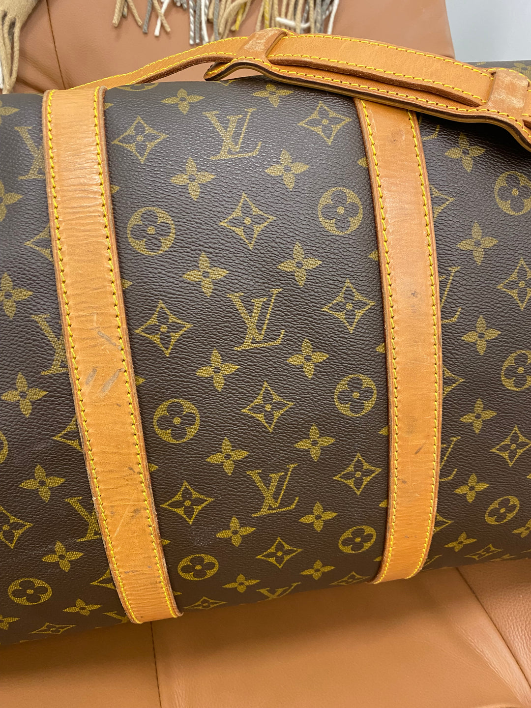 Louis Vuitton Monogram Keepall Bandouliere 55