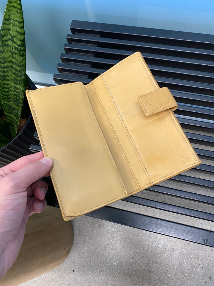 Gucci Yellow Guccissima Long Wallet (7353)
