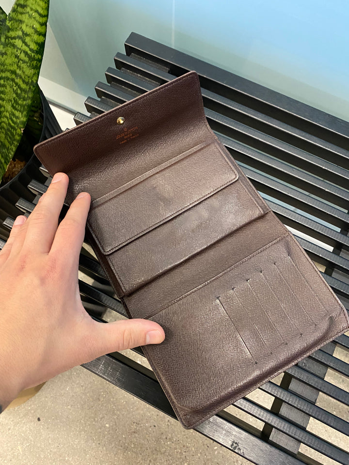 Louis Vuitton Damier Ebene Porte Etui Wallet (1473)