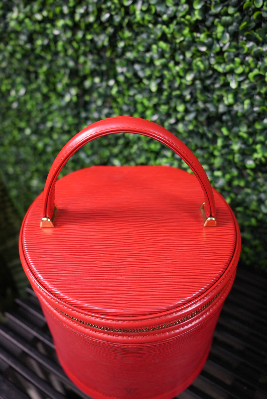 Louis Vuitton Red Epi Cannes Bag