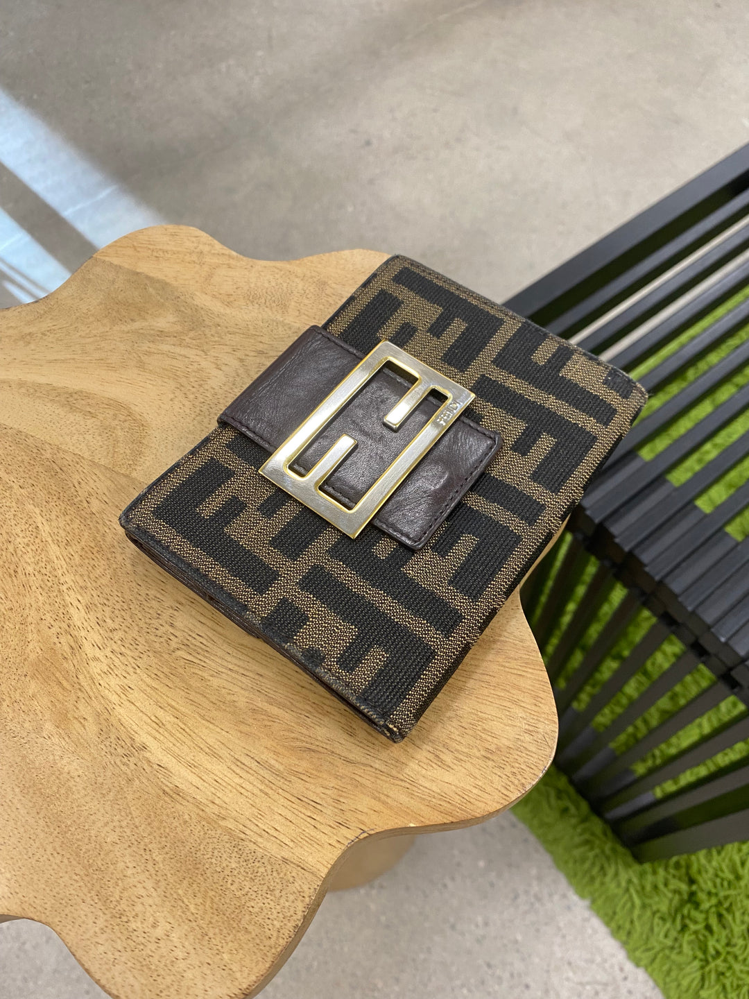 Fendi Zucca Compact Wallet (8987)
