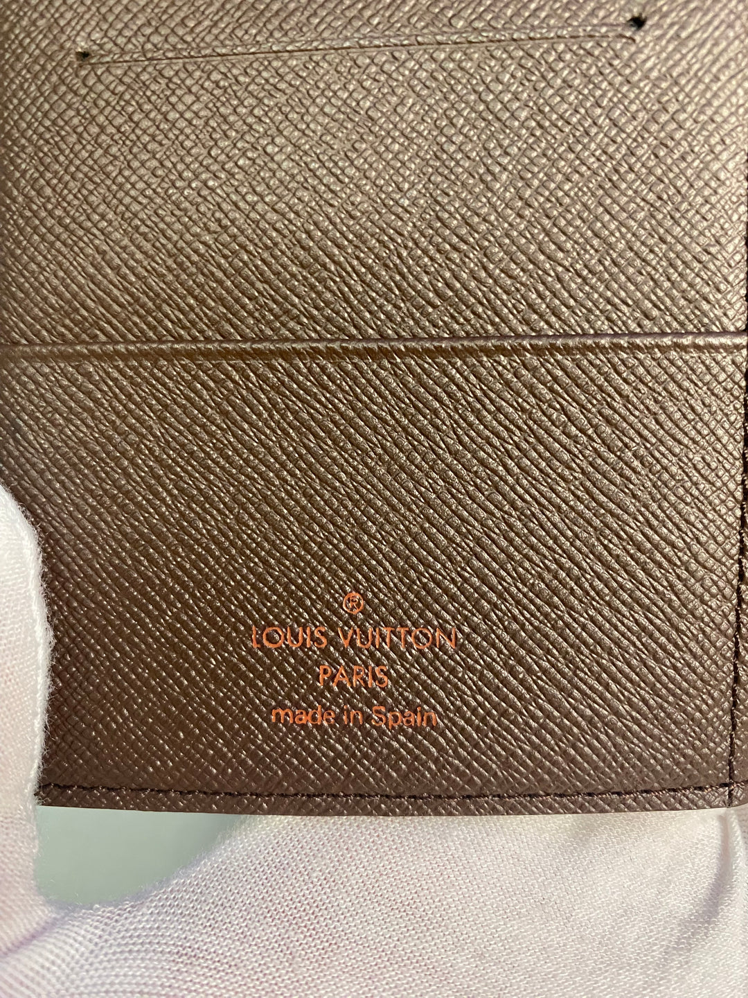 Louis Vuitton Damier Ebene Passport Holder (2004)