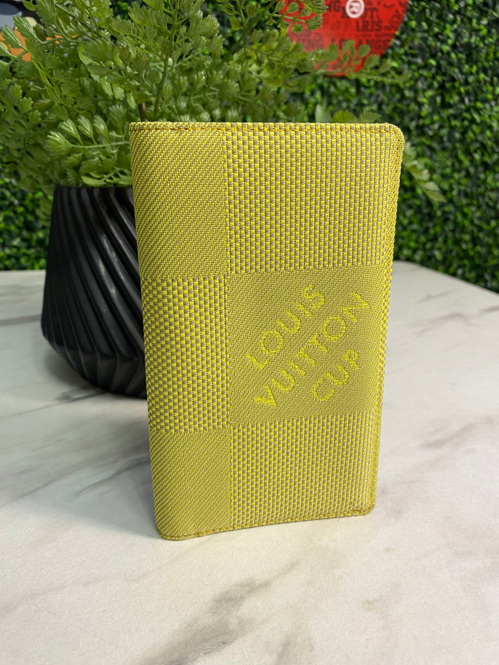 Louis Vuitton Neon Damier Geant LV Cup Long Wallet (017)