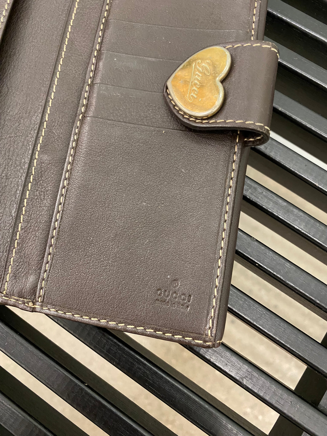 Gucci GG Canvas Heart Long Wallet (7583)