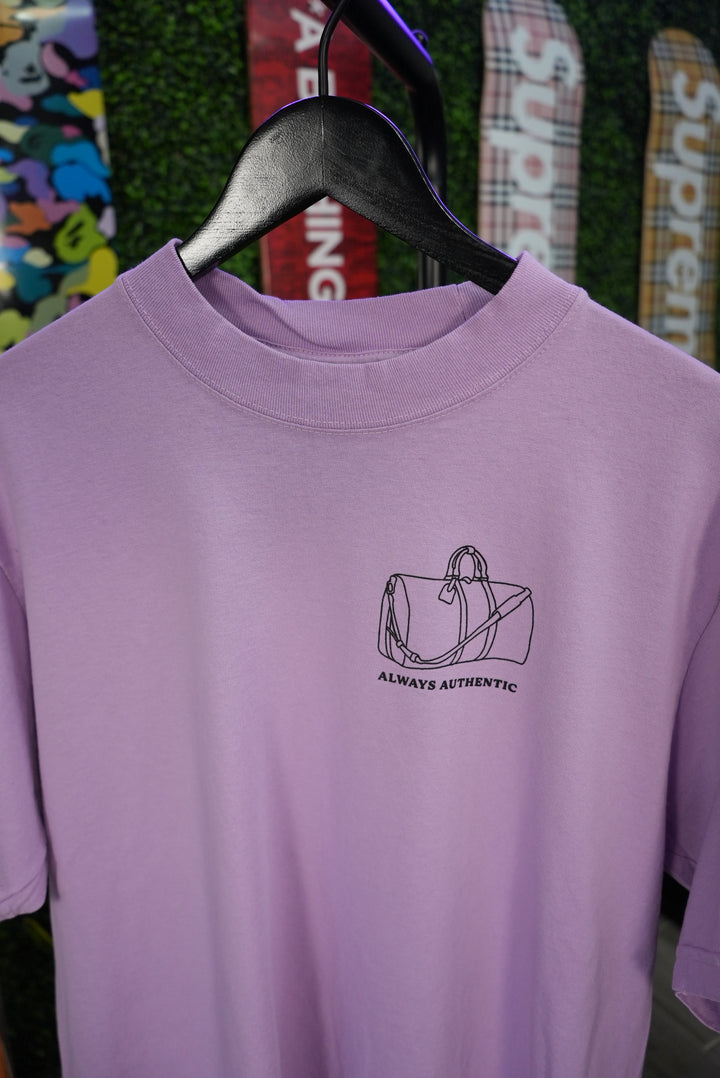 Always Authentic Tee - Purple Graphic