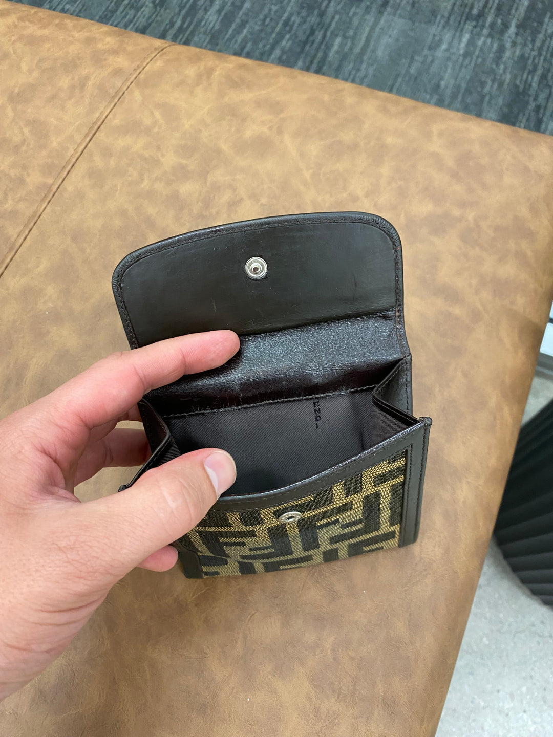 Fendi Zucca Compact Wallet (1224)