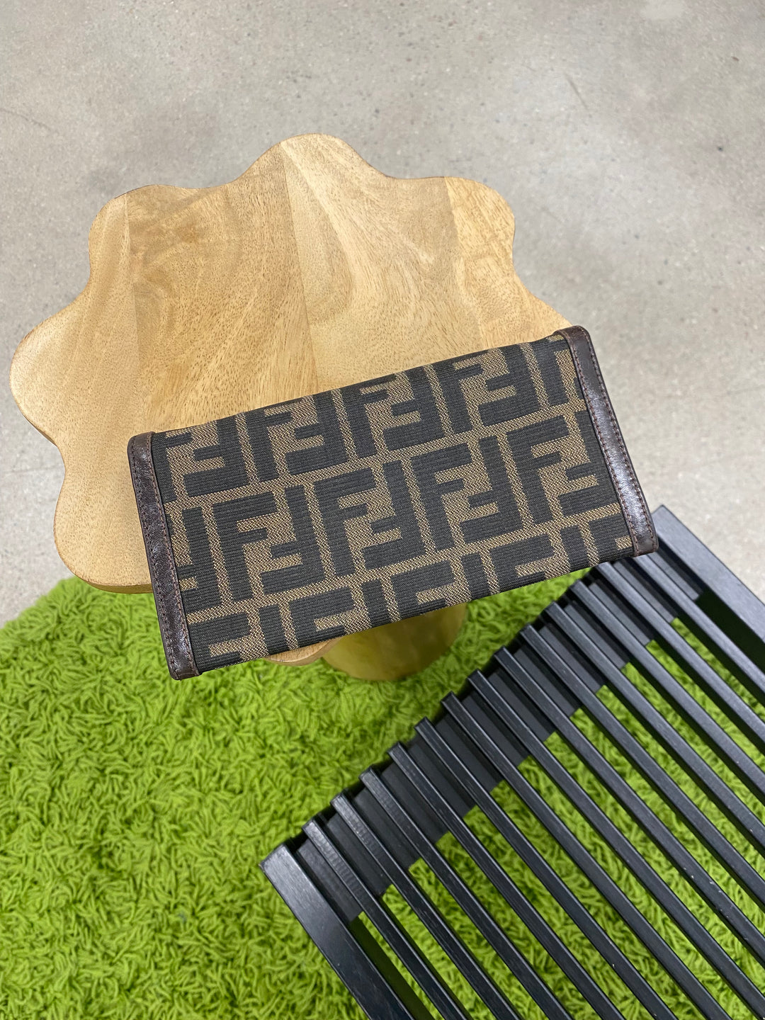 Fendi Zucca Long Flap Wallet (4605)