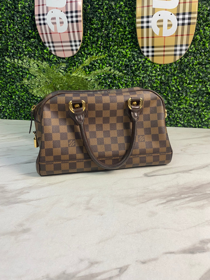 Louis Vuitton Damier Ebene Duomo Handbag (HP02)