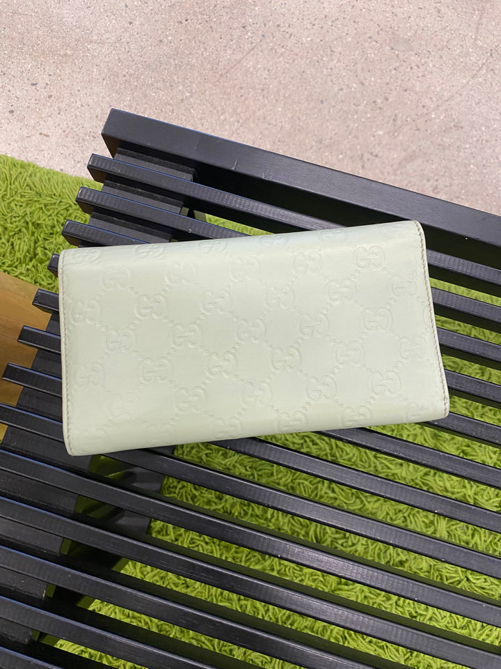 Gucci Mint Guccissima Long Wallet (3648)