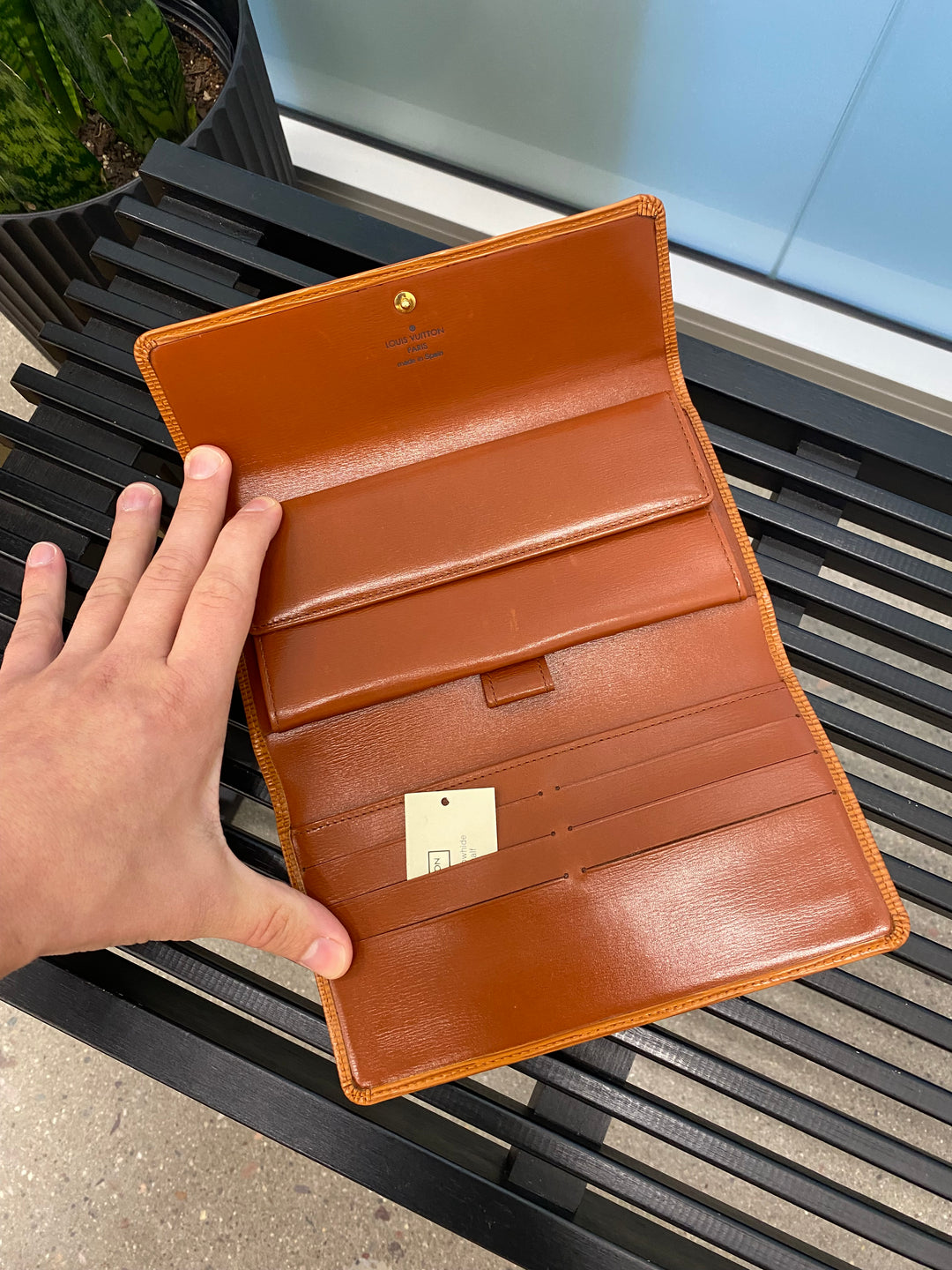Louis Vuitton Cedar Epi International Long Wallet (9836)