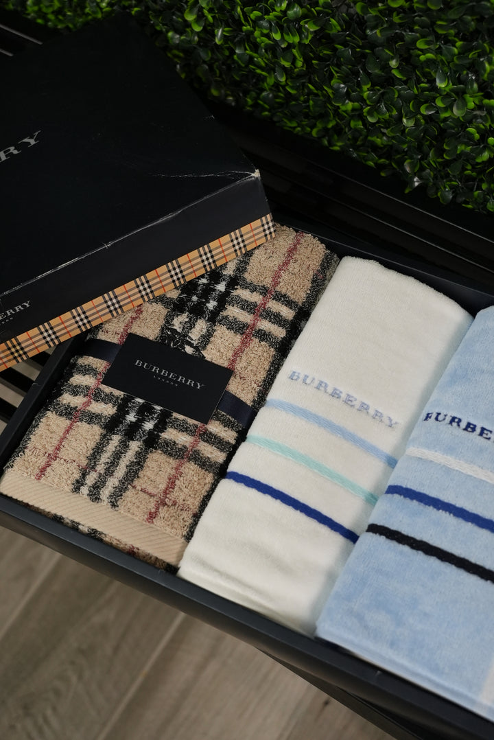 Burberry Towel Set - 3 Pack (221)