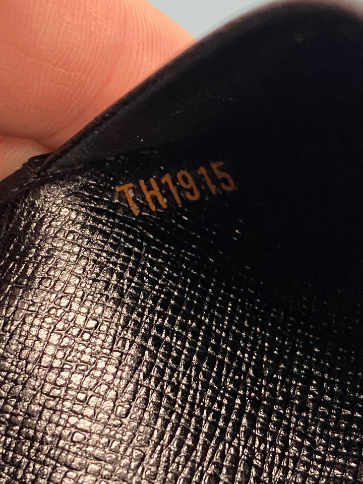 Louis Vuitton Black Epi Mini Agenda/Card Case (4576)