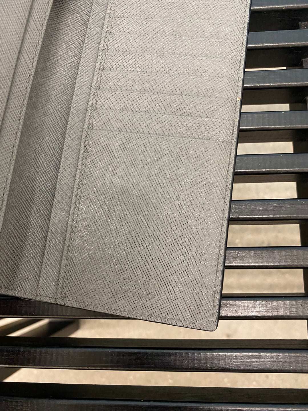 Prada Saffiano Long Bifold Wallet (3483)