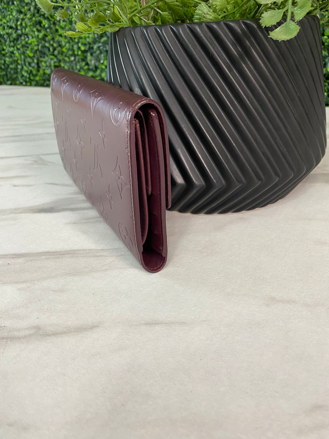 Louis Vuitton Matte Vernis Long Wallet (979)