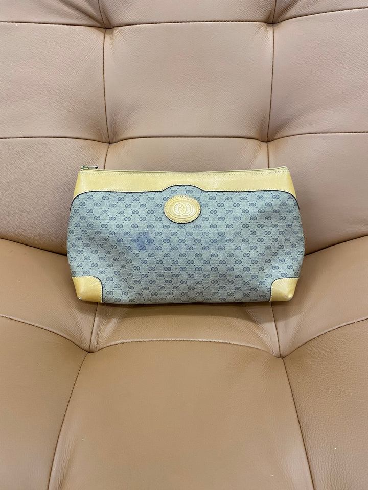 Gucci Micro GG Toiletry Pouch/Clutch (3290)