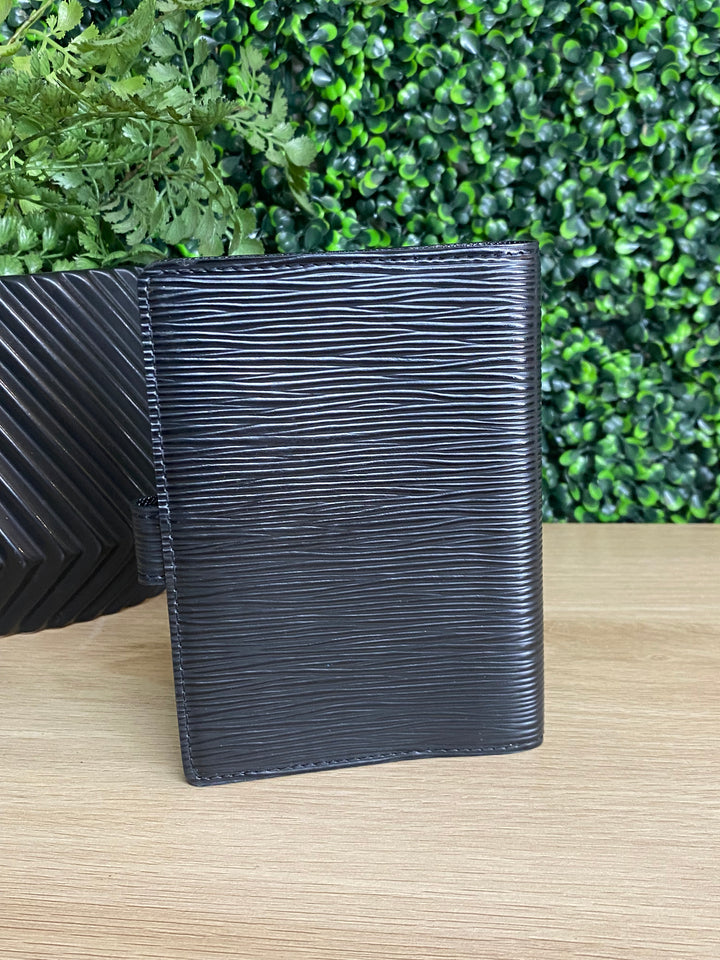 Louis Vuitton Black Epi Agenda PM (4641)