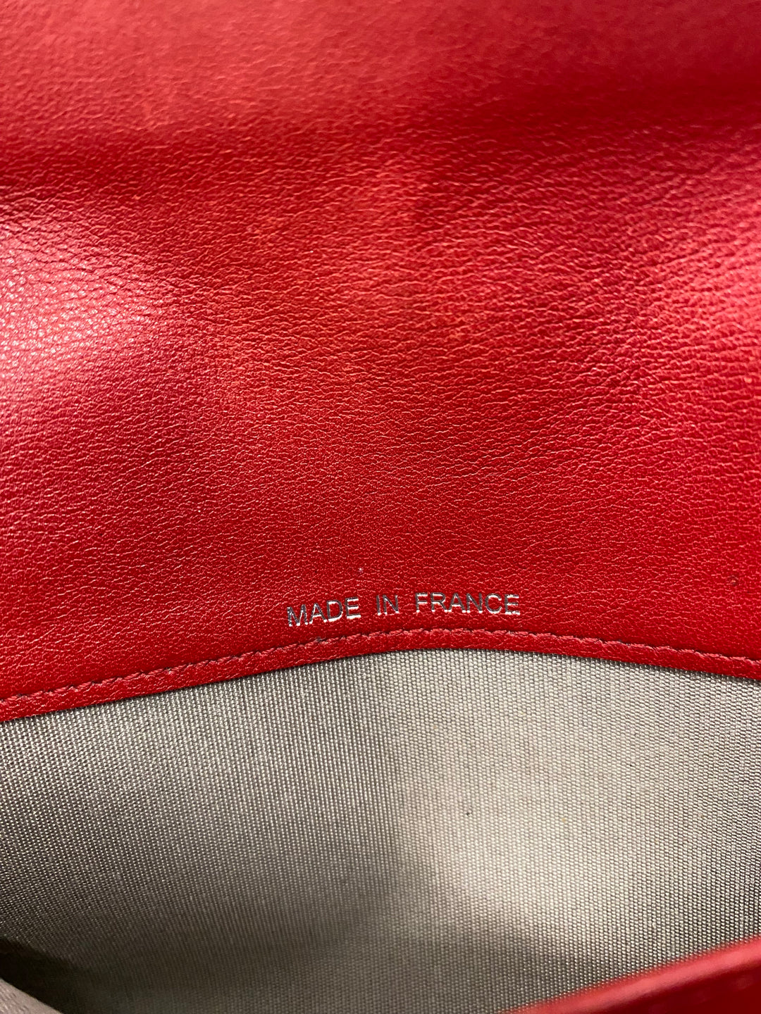 Chanel Red Caviar Long Wallet (1997)
