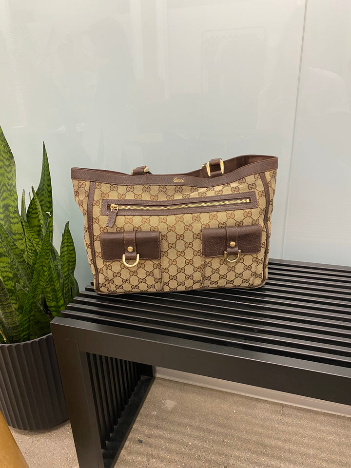 Gucci GG Canvas Handbag (2392)