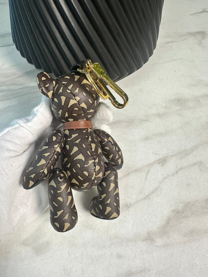 Burberry TB Logo Bear Bag Charm (6921)