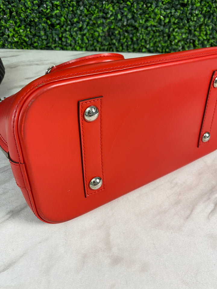 Louis Vuitton Red Epi Alma PM (7819)