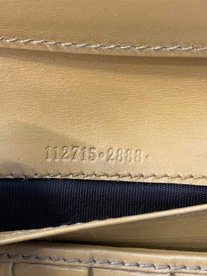 Gucci Yellow Guccissima Long Wallet (7353)