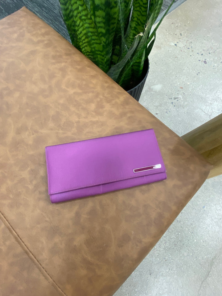 Prada Purple Nylon Long Wallet (5333)