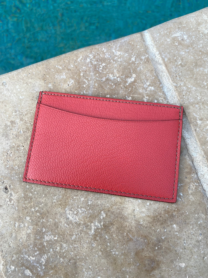 Cartier Red Leather Card Holder (9184)