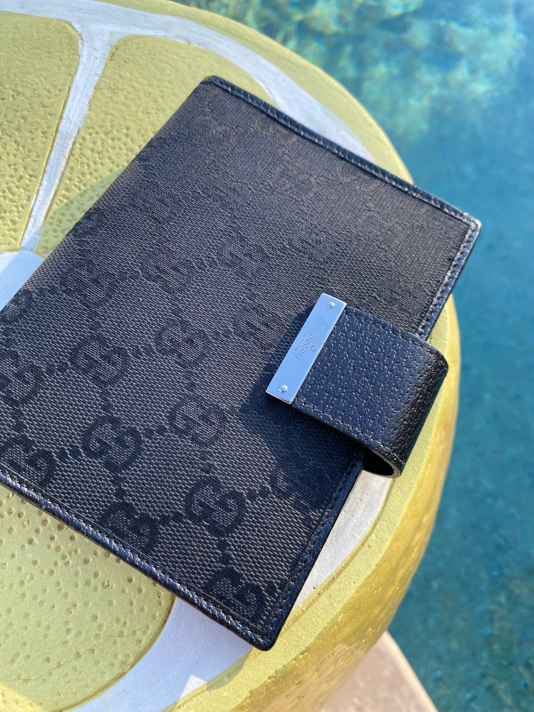 Gucci Black GG Canvas Agenda PM (3530)