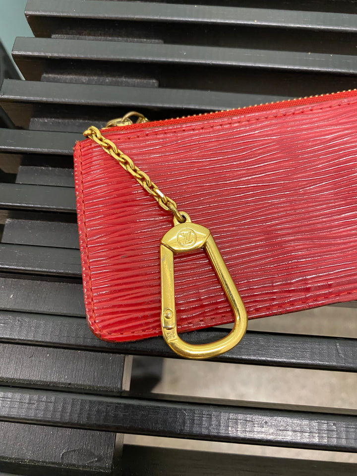 Louis Vuitton Red Epi Key Cles (0566)