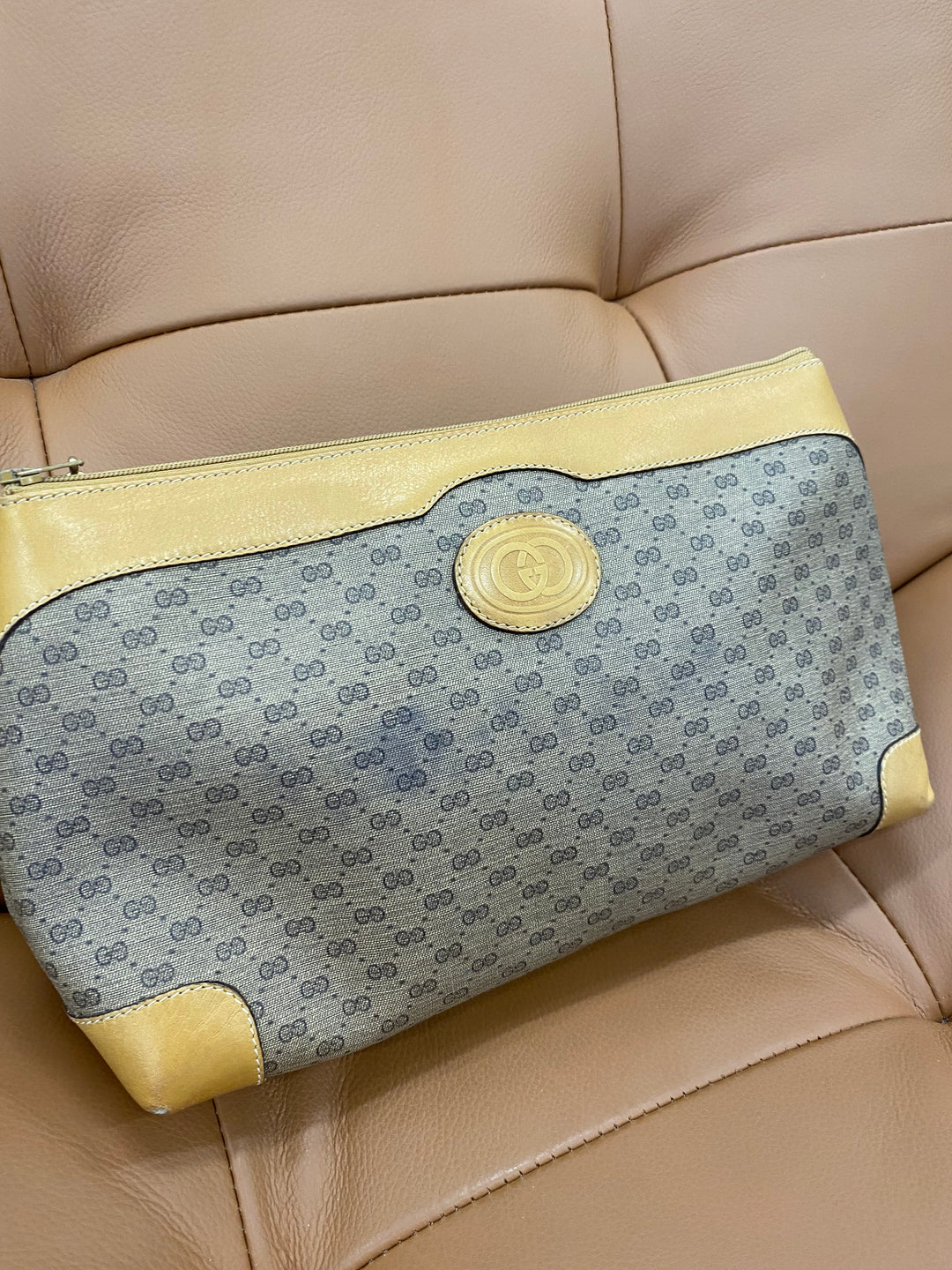 Gucci Micro GG Toiletry Pouch/Clutch (3290)