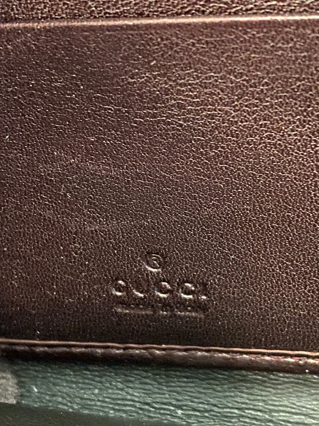 Gucci Burgundy Guccissima Zippy Wallet (1827)