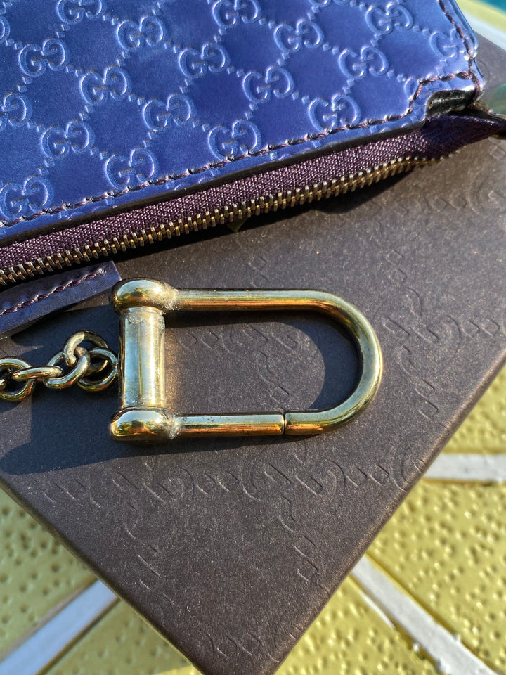 Gucci Burgundy Patent Leather Key Cles (1946)