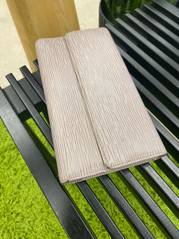 Louis Vuitton Lilac Epi Sarah Long Wallet (4370)