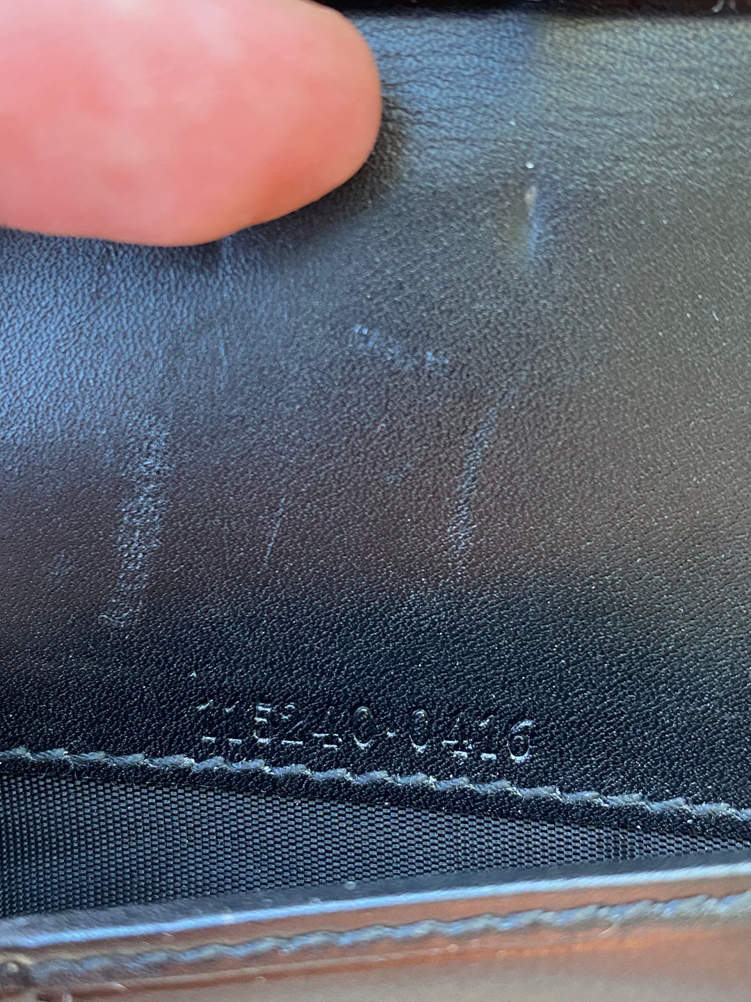 Gucci Black Guccissima Agenda PM (5081)