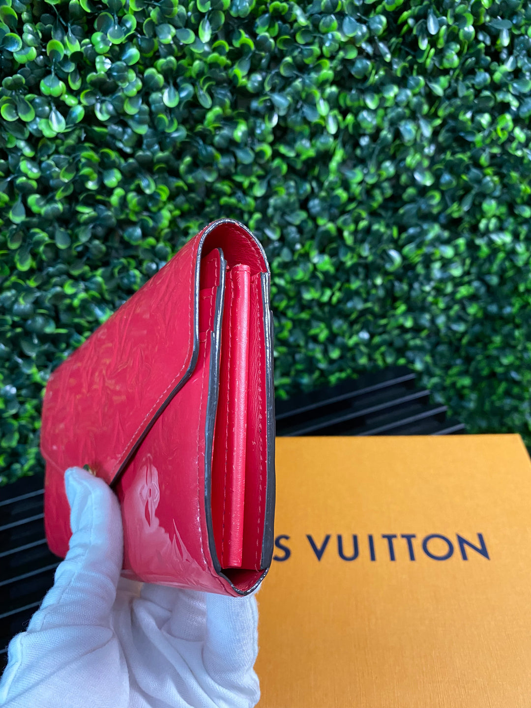 Louis Vuitton Pink Vernis Long Wallet