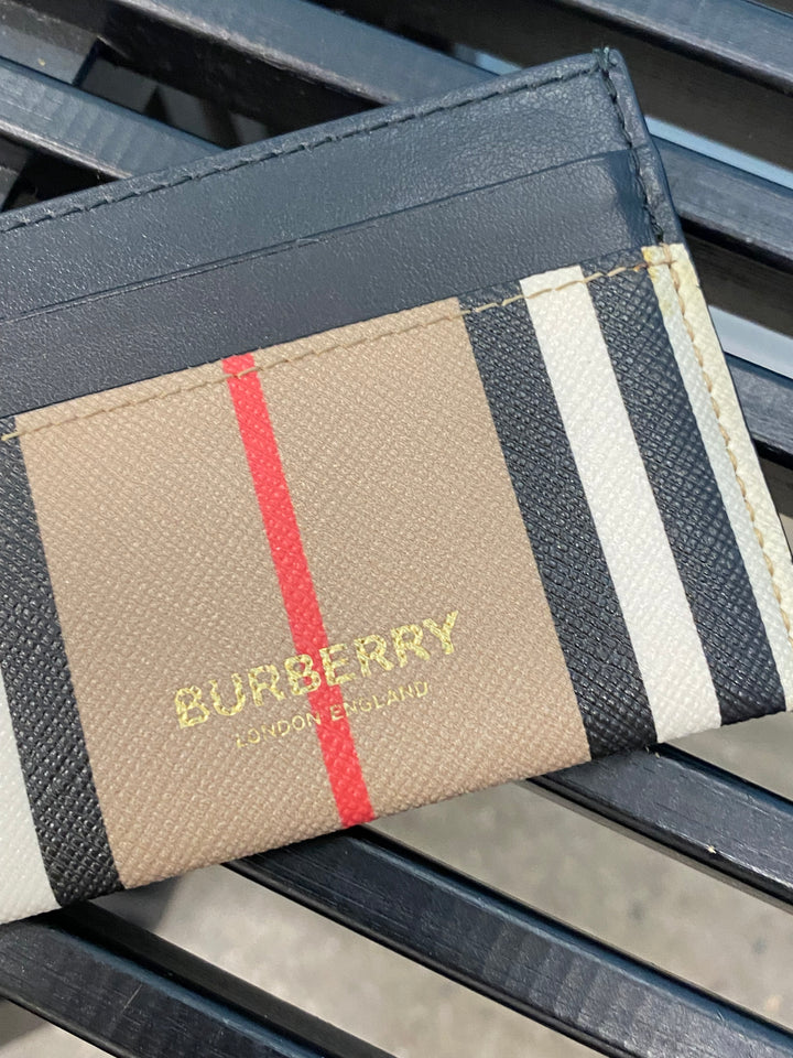 Burberry Striped Card Holder (8378)