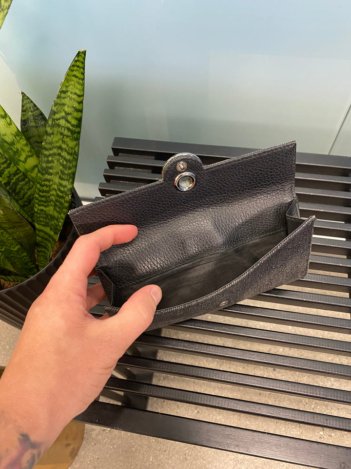 Gucci Black GG Canvas Long Wallet (4372)