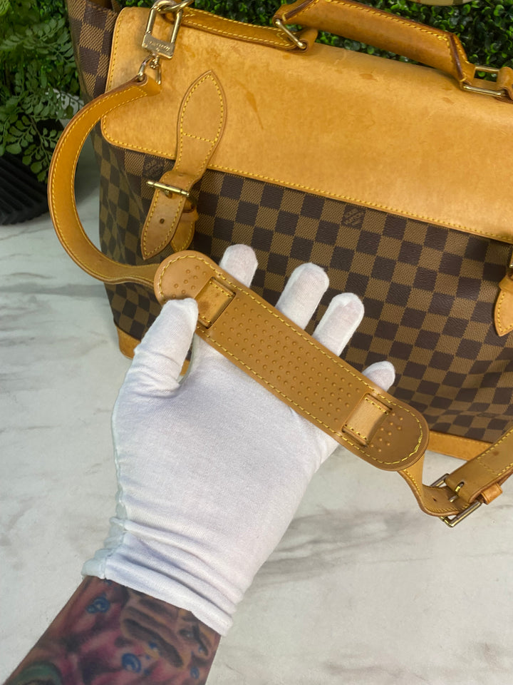Louis Vuitton Damier Ebene Clipper Luggage Bag (4323)
