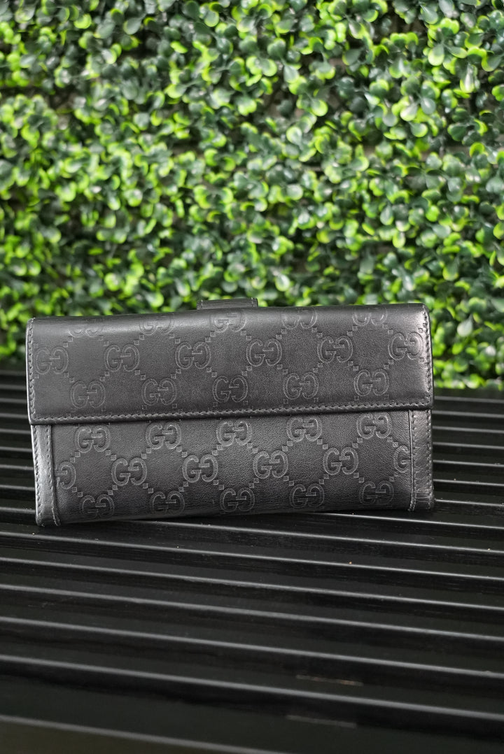 Gucci Black Long Wallet