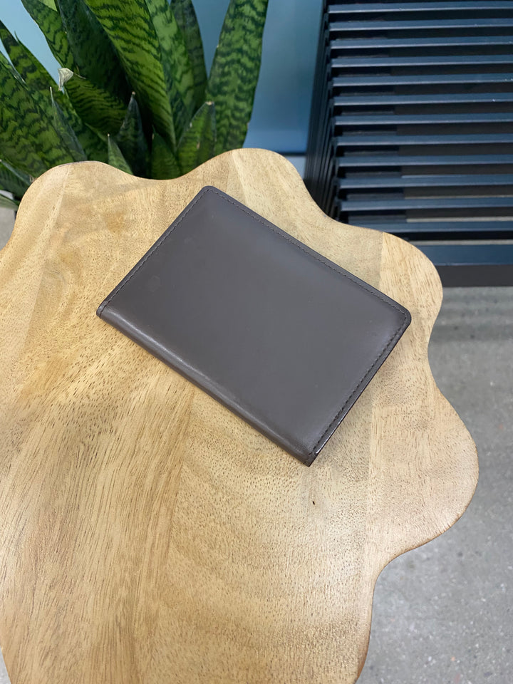 Burberry Brown Leather and Novacheck Card Holder (9950)