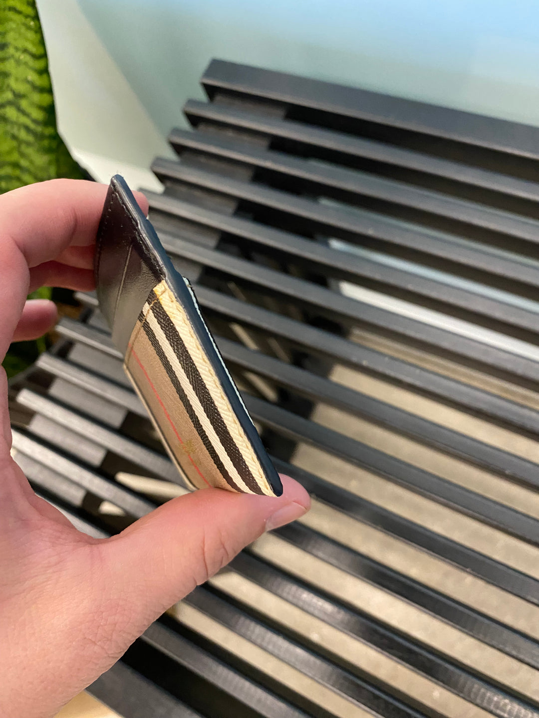 Burberry Striped Card Holder (8378)