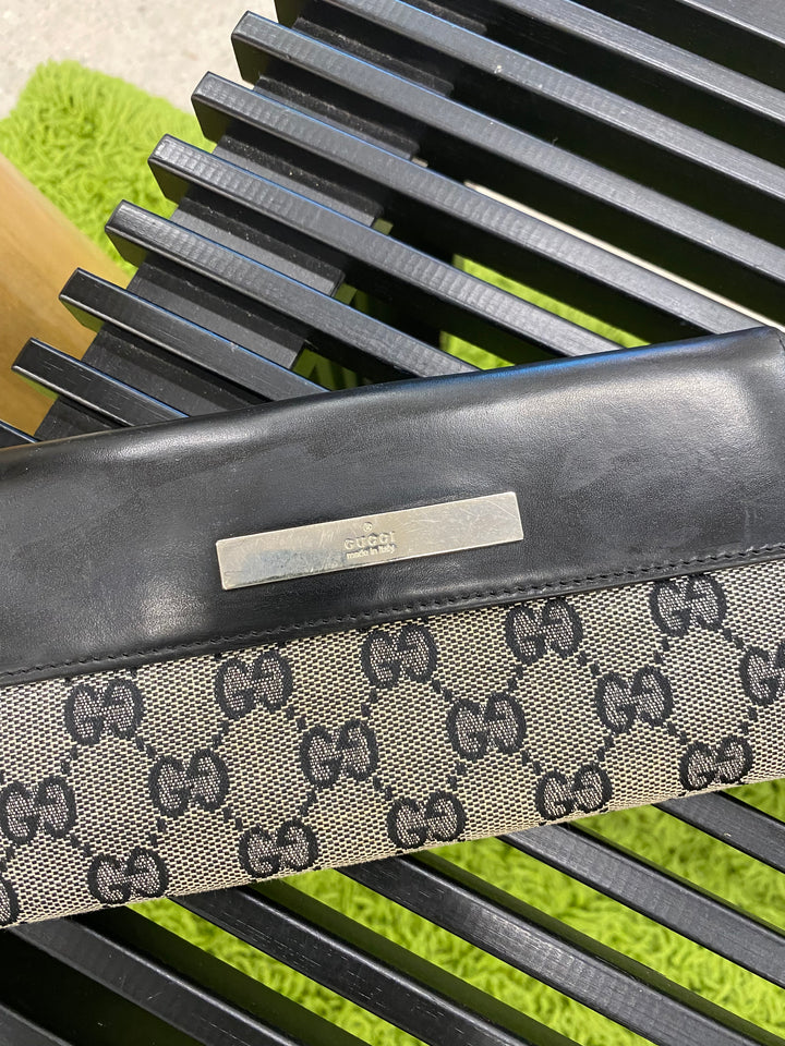 Gucci GG Canvas and Leather Long Wallet (4271)