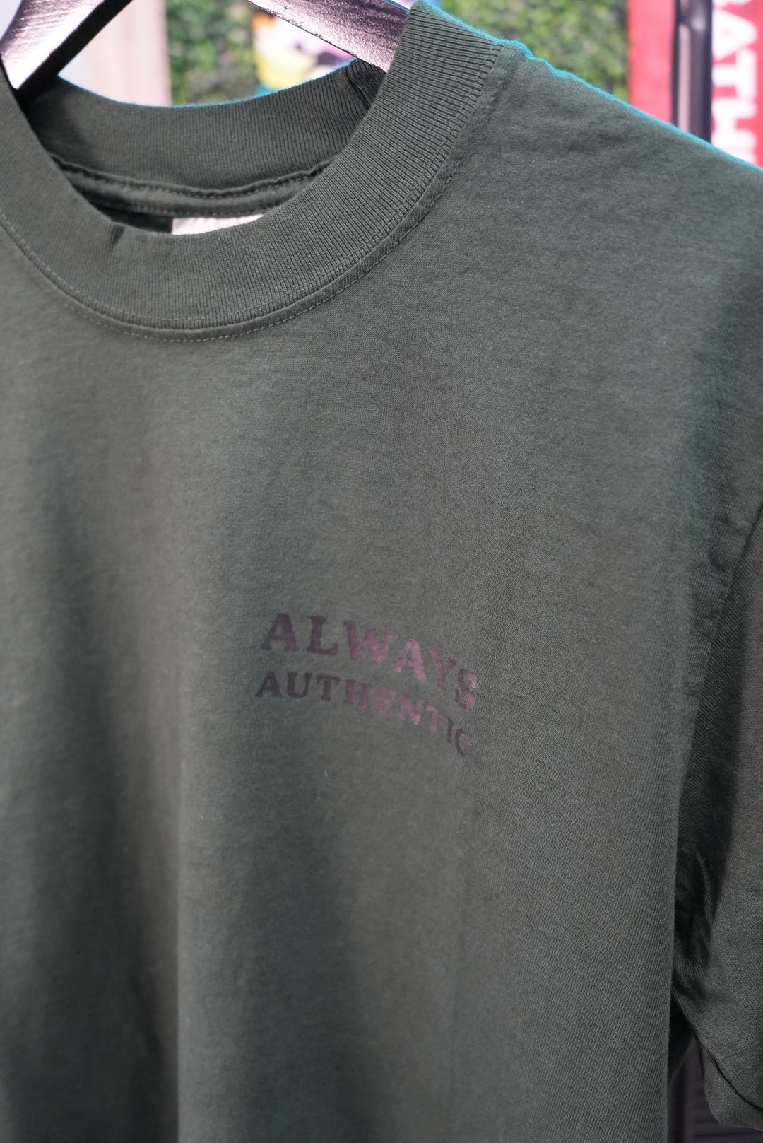 Always Authentic Tee - Forest Green Logo Tee