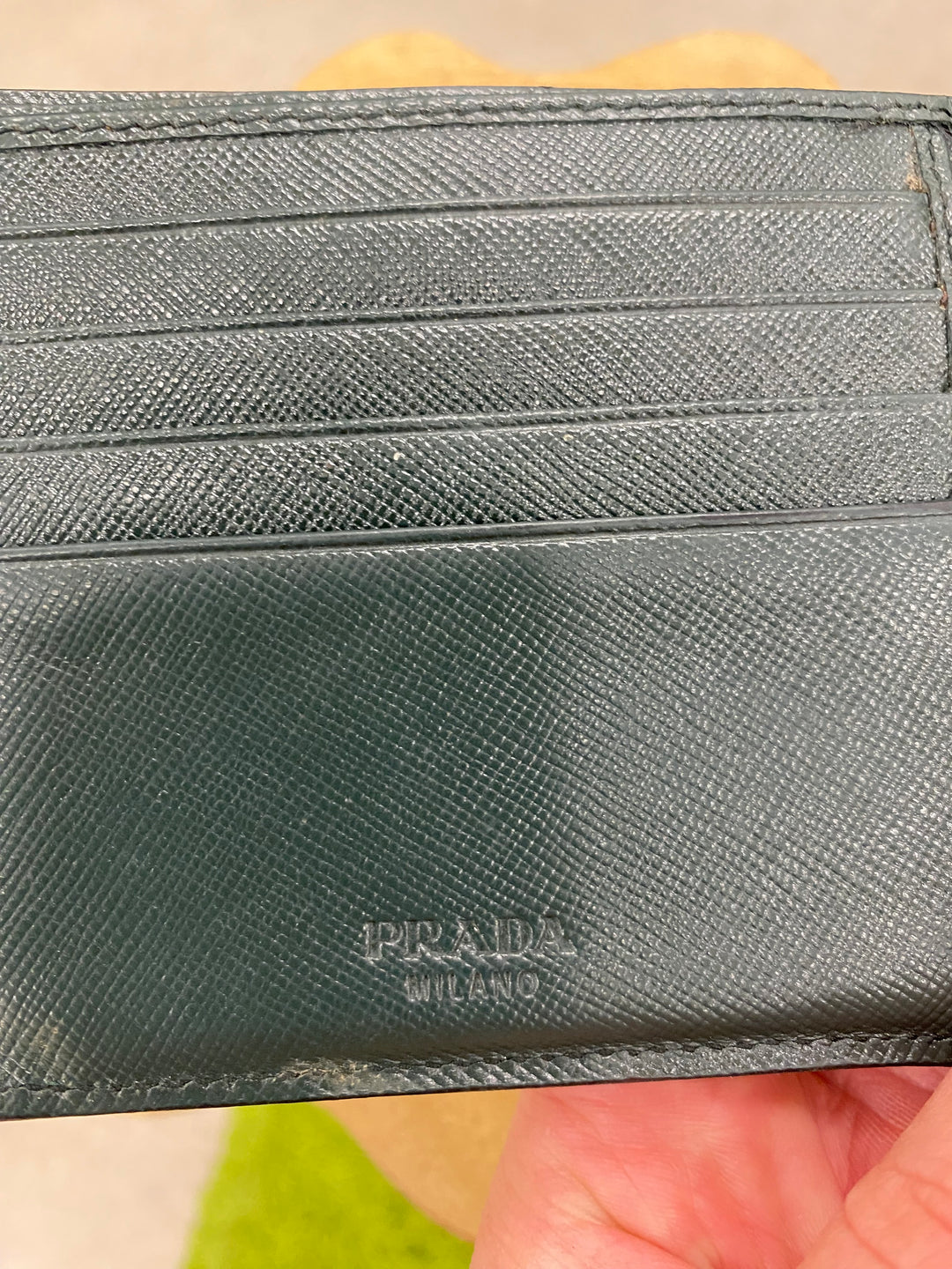 Prada Saffiano Billfold Wallet (8805)