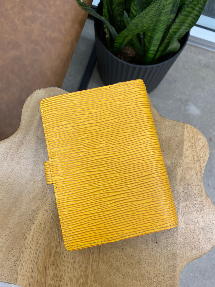Louis Vuitton Yellow Epi Agenda PM (3894)