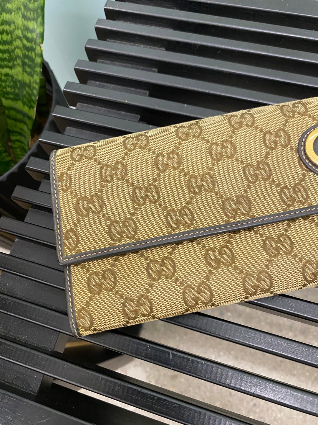 Gucci GG Canvas Heart Long Wallet (8102)